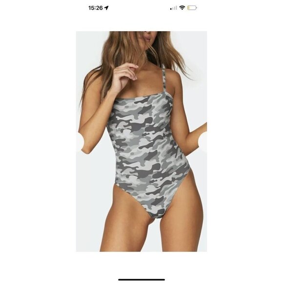 Spiritual Gangster NWTS Camo Selena Bodysuit Or Swimsuit (B) - Picture 4 of 12